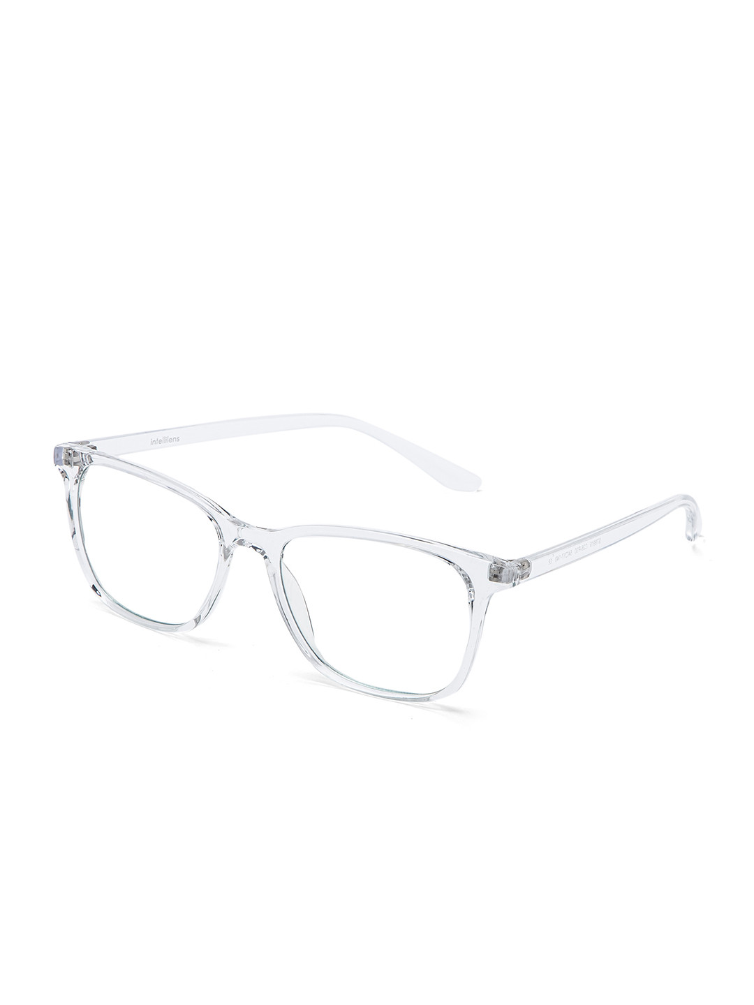 Intellilens Unisex Transparent Full Rim Square Frames 1000000060903