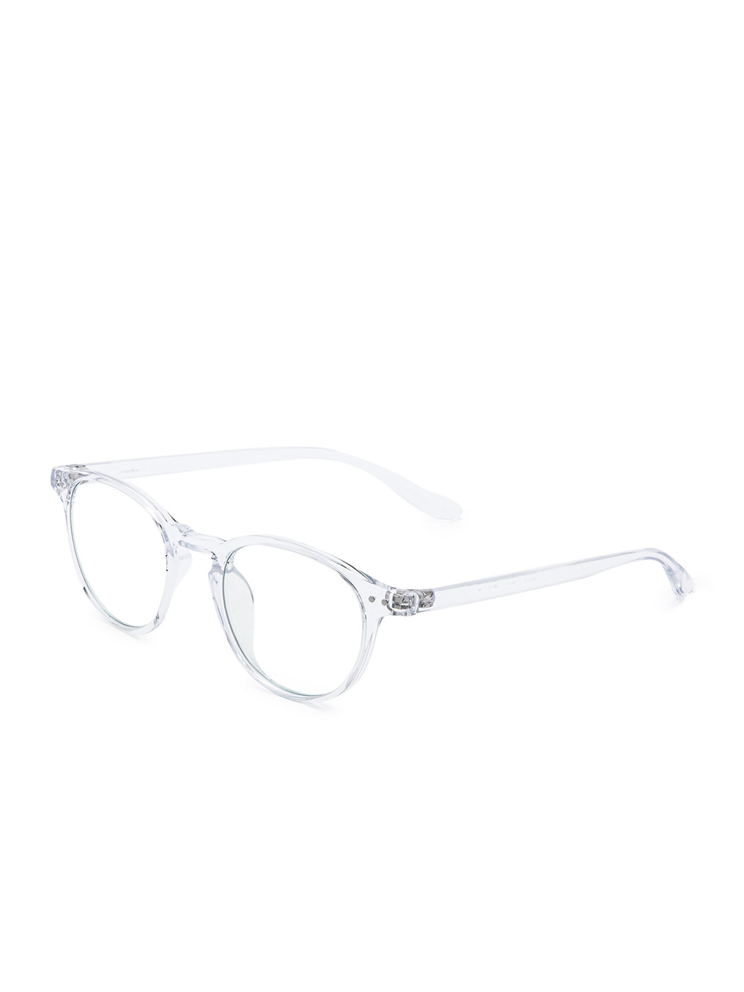 Intellilens Unisex Transparent Full Rim Round Frames 1000000060877