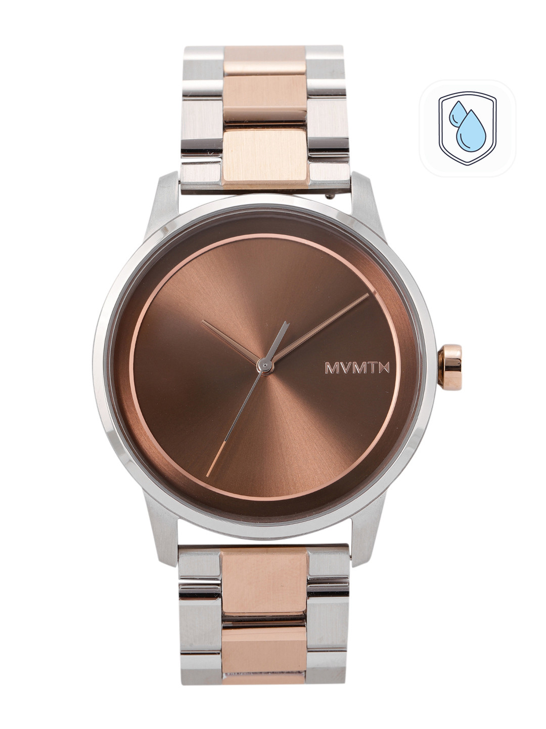 MVMT Unisex Brown Dial & Dual-Toned Bracelet Style Straps Profile Analogue Watch 28000246