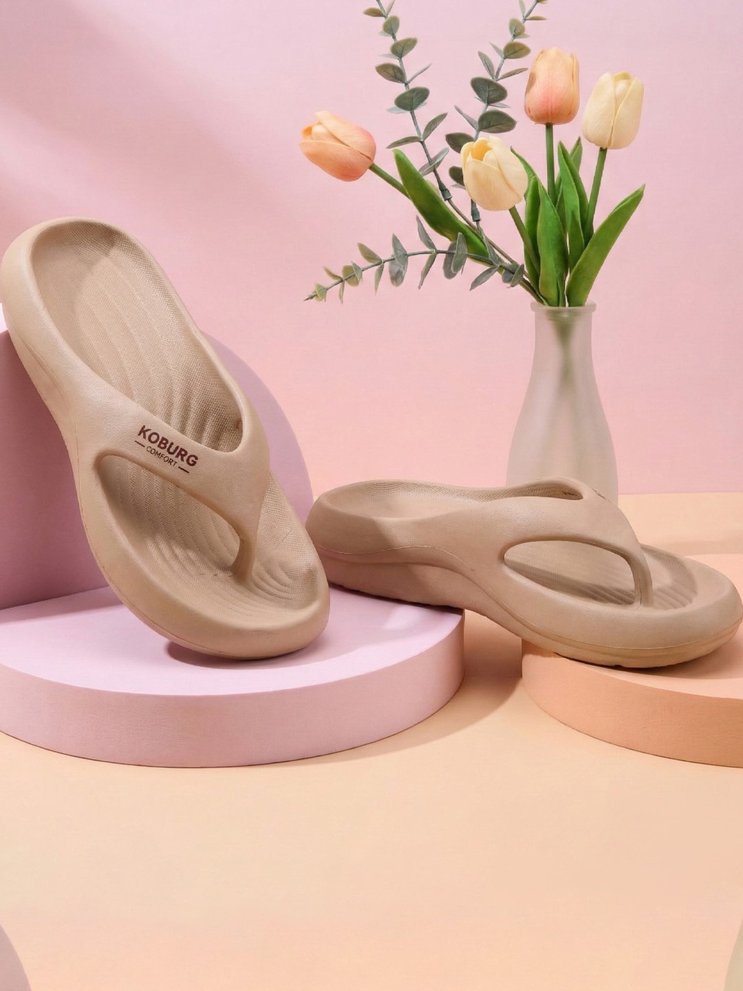 Koburg Jasmine Women Eva Comfort Slipper Lightweight Durable Slip-on Flip Flops