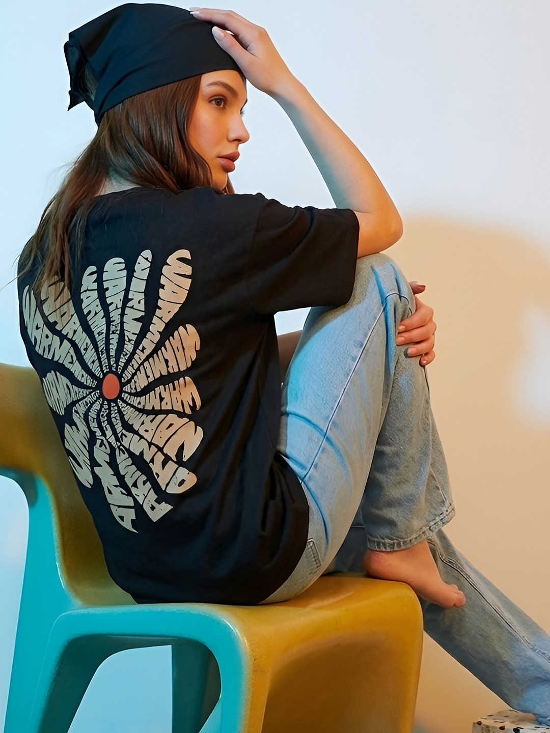 SMARTEES Women Floral Printed Round Neck Short Sleeves T-shirt