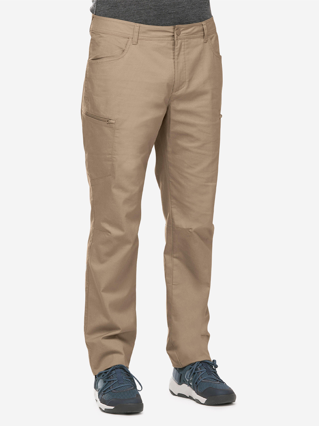 Decathlon Quechua - Men Light Brown NH500 Quick Drying Cargo Pant