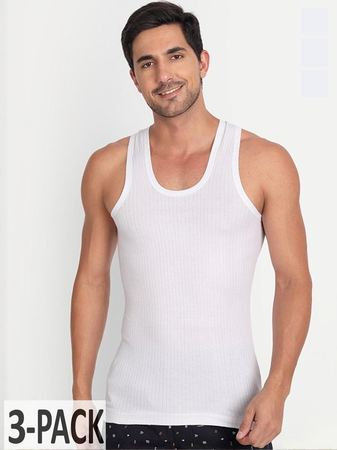 CAVENDERS White Cotton Innerwear Vests