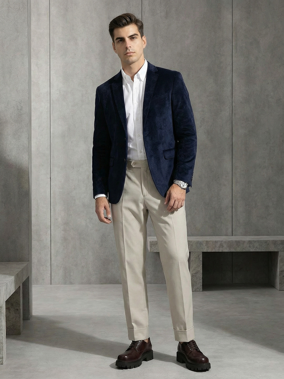 INVICTUS Single-Breasted Formal Blazer