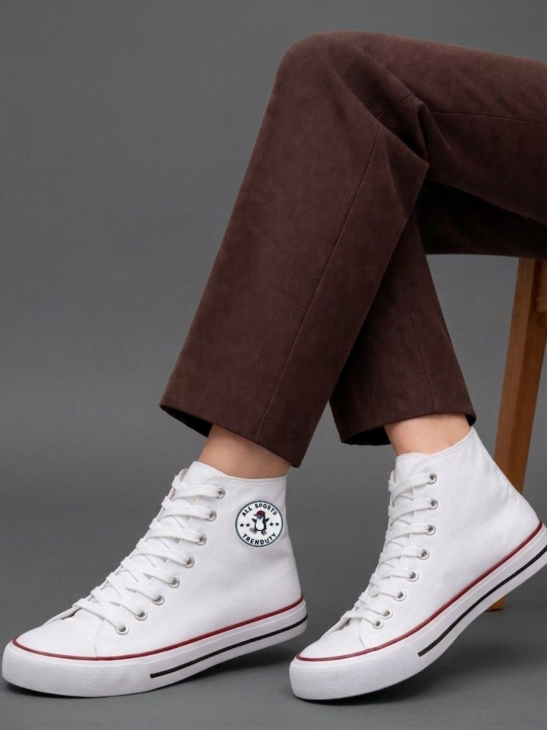 TRENDUTY Women High-Top Sneakers