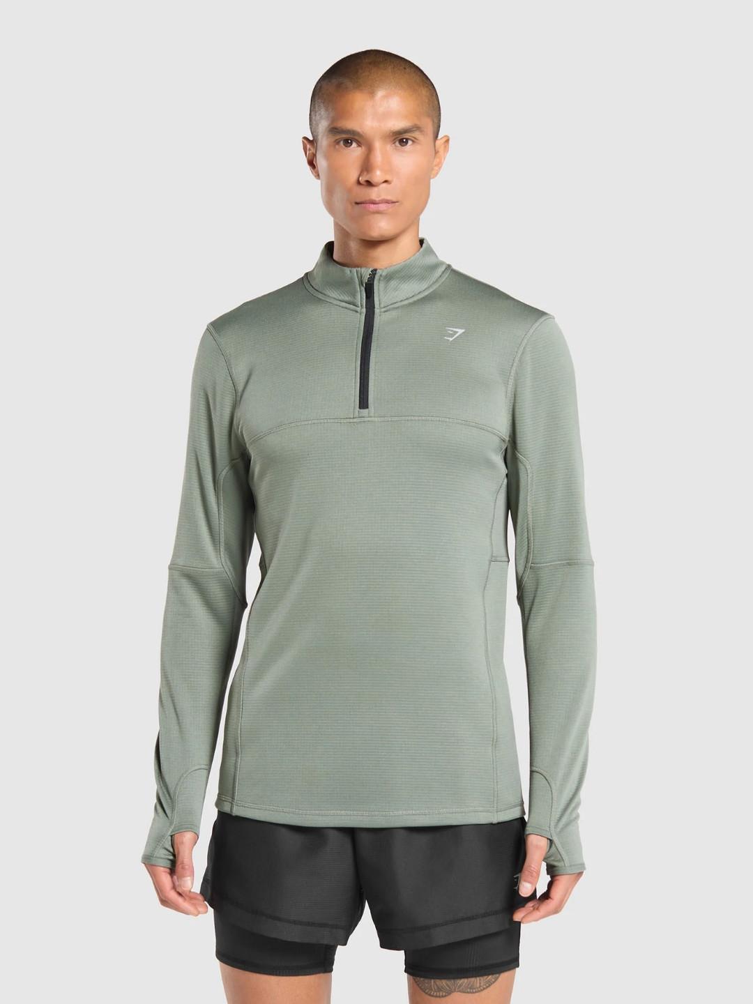 Gymshark Running One Fourth Zip Sweatshirt