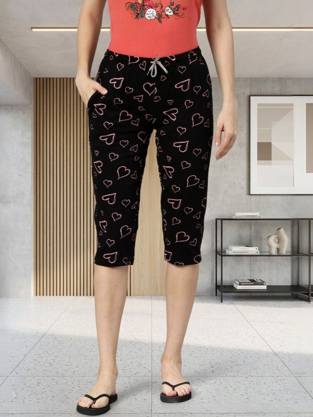 Kryptic Women Printed Capris
