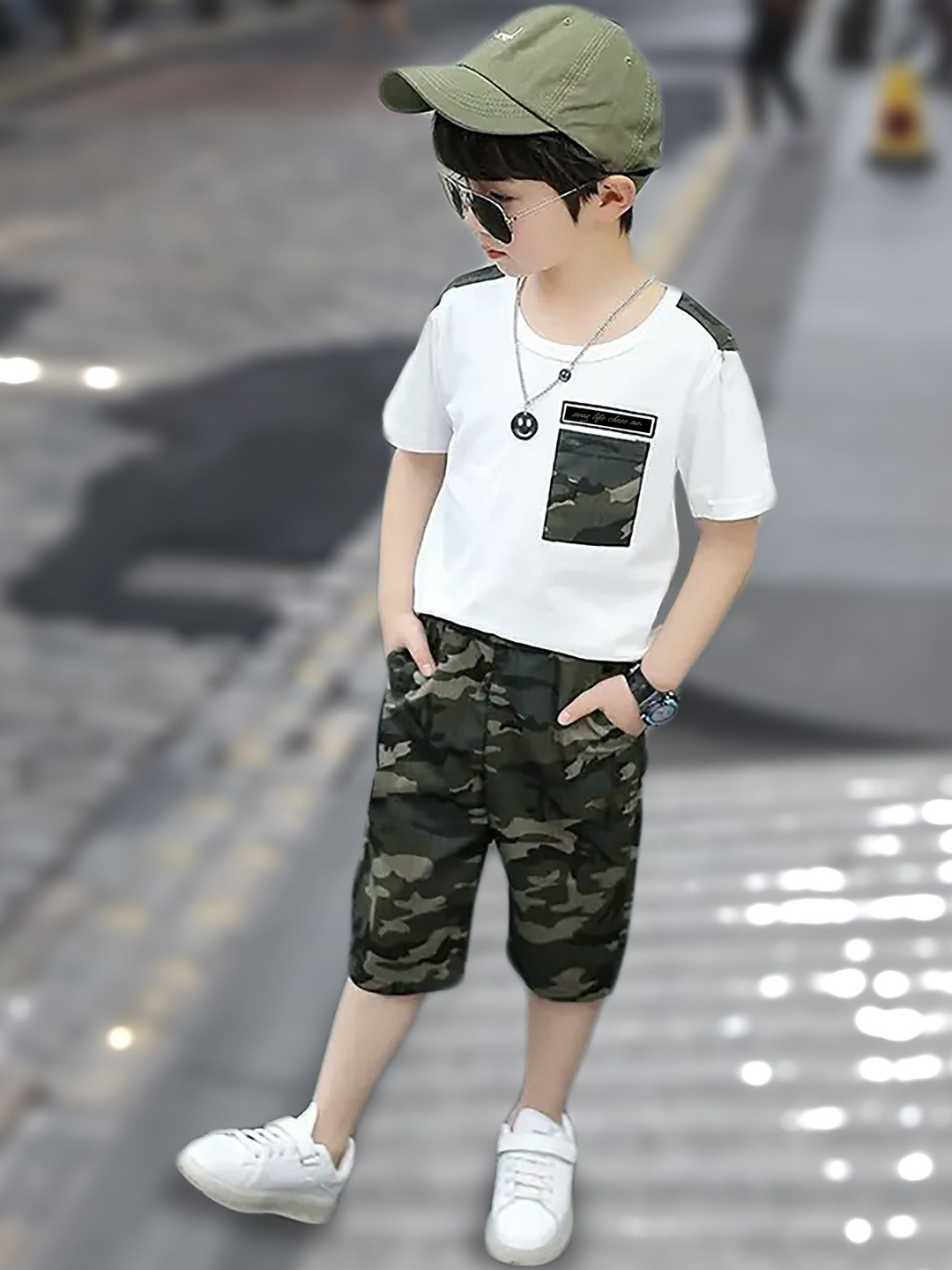 J&JP Boys T-shirt with Shorts