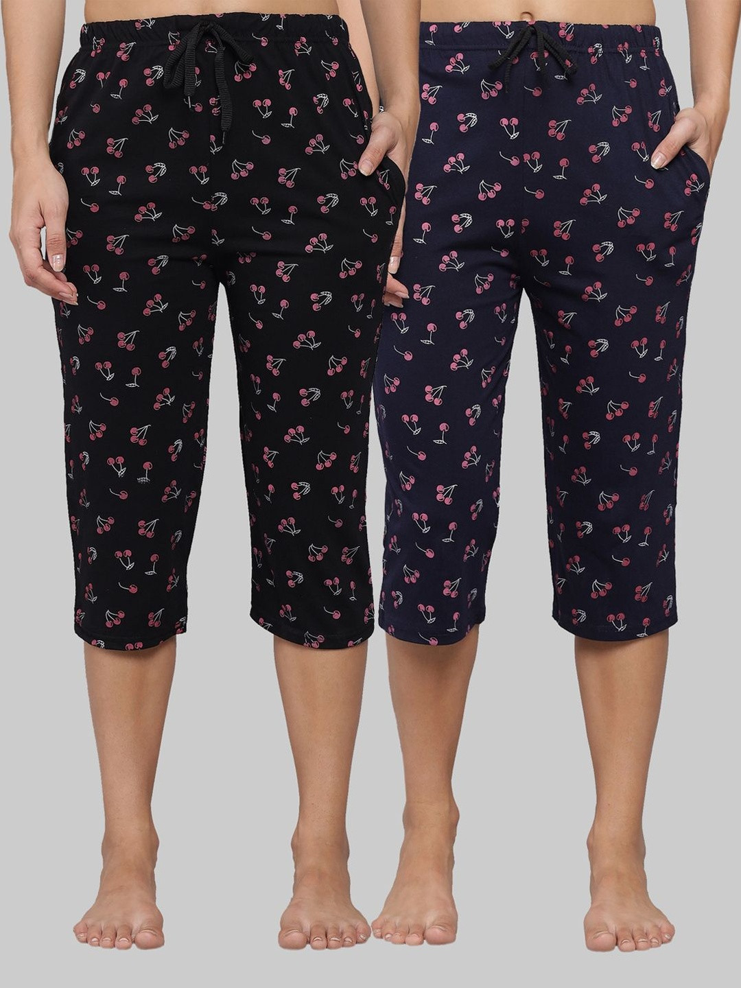 Anixa Women Printed Capris