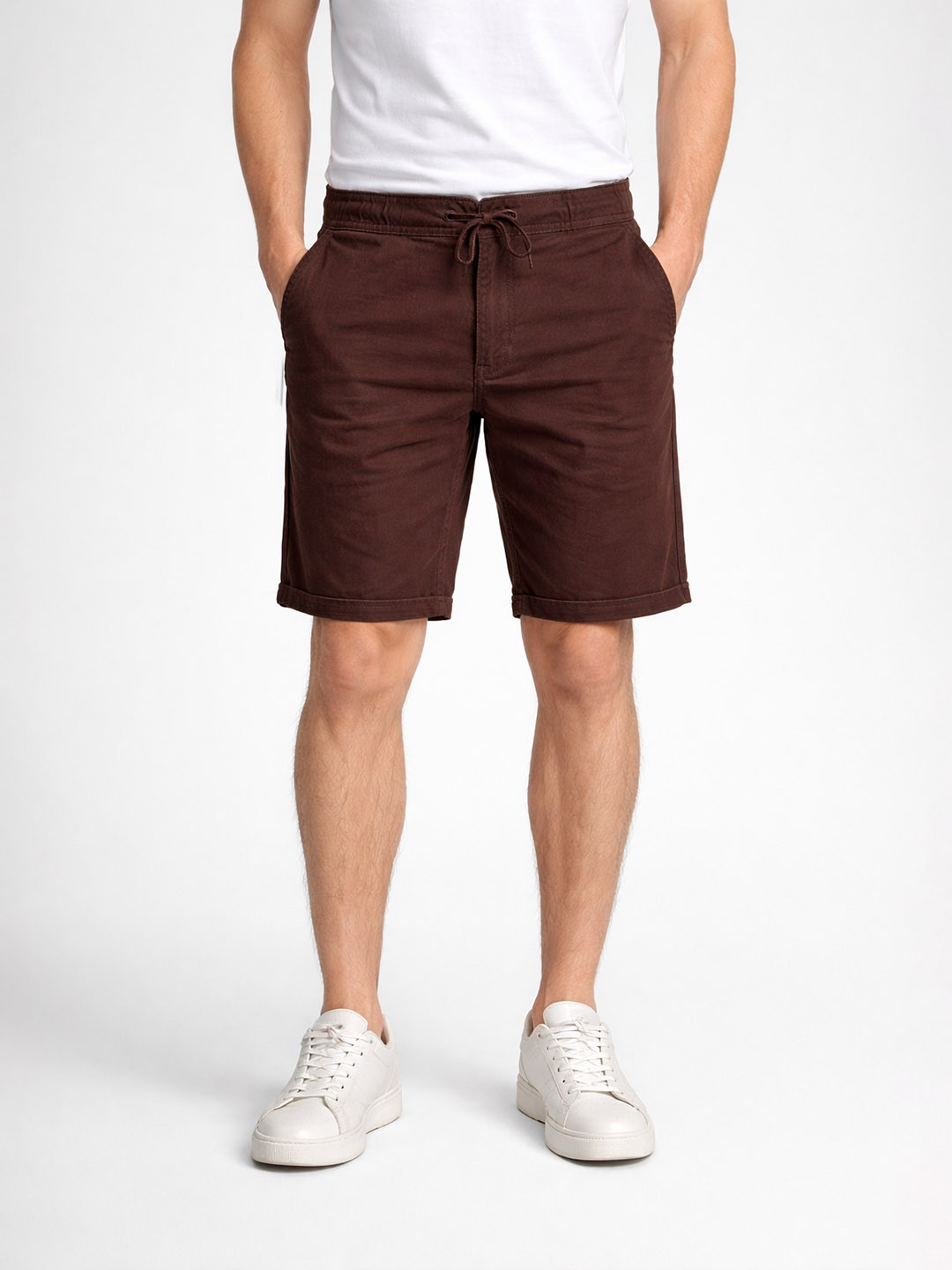 The Roadster Lifestyle Co. Men Solid Pure Cotton Shorts