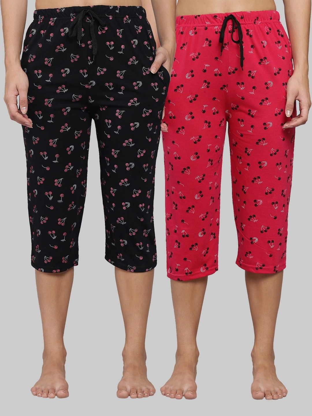 Anixa Women Printed Capris