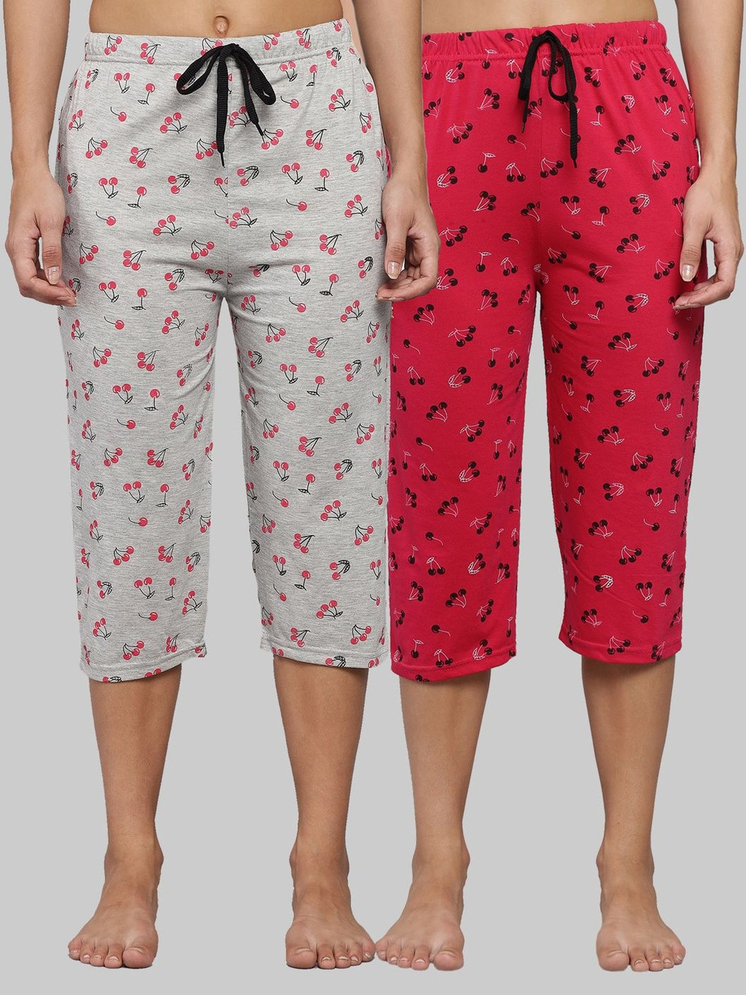 Anixa Women Printed Capris