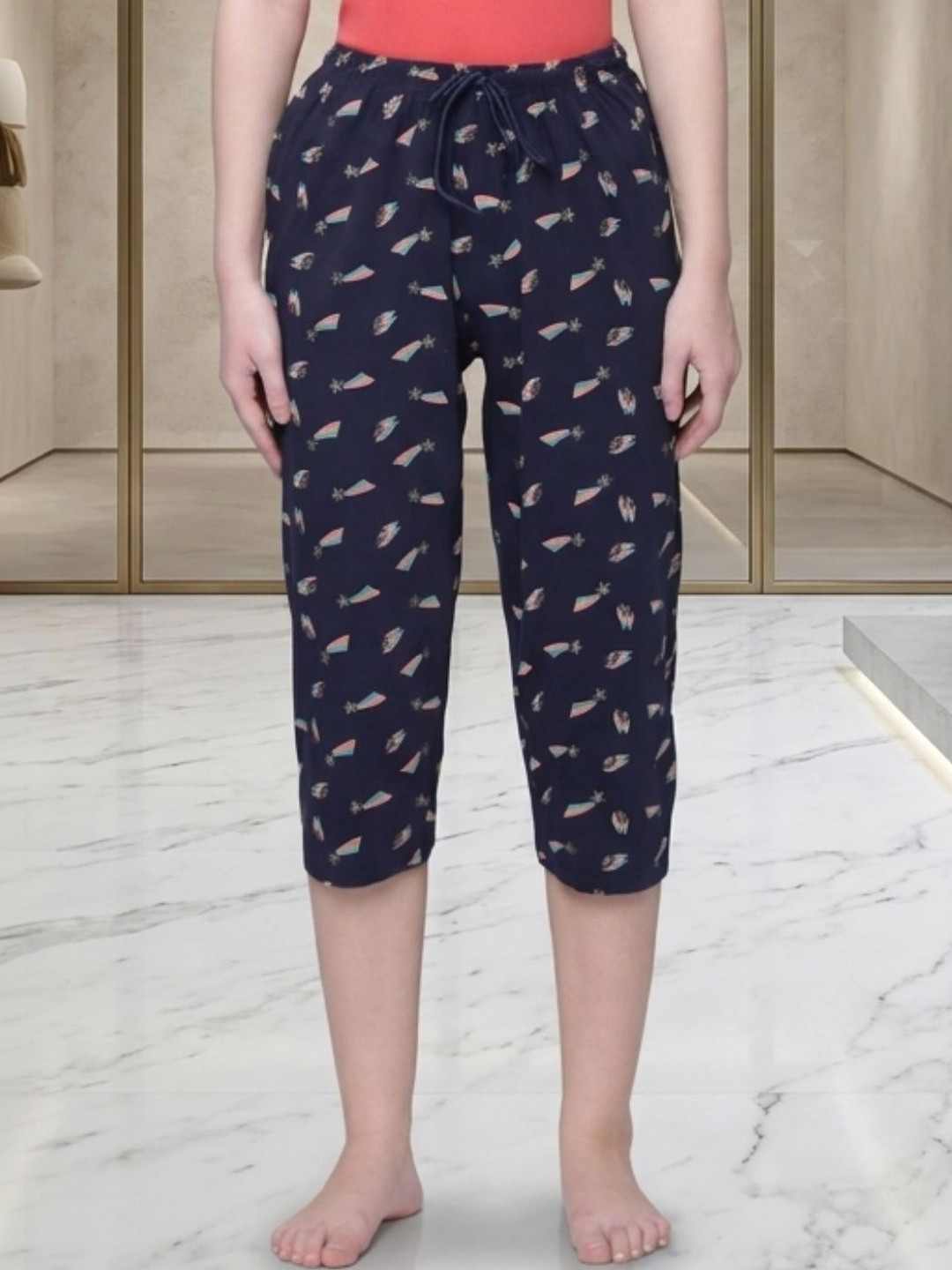 Kryptic Women Printed Capris