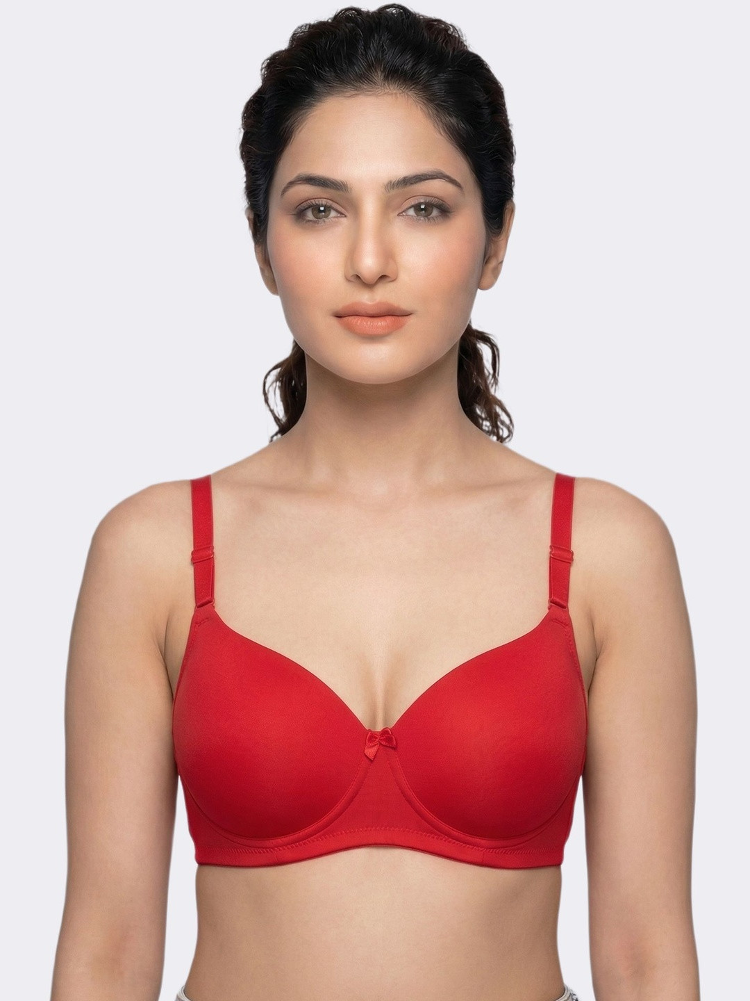 Invisifit Polyamide Level 3 Padding 3/4th Coverage Push-Up Bra