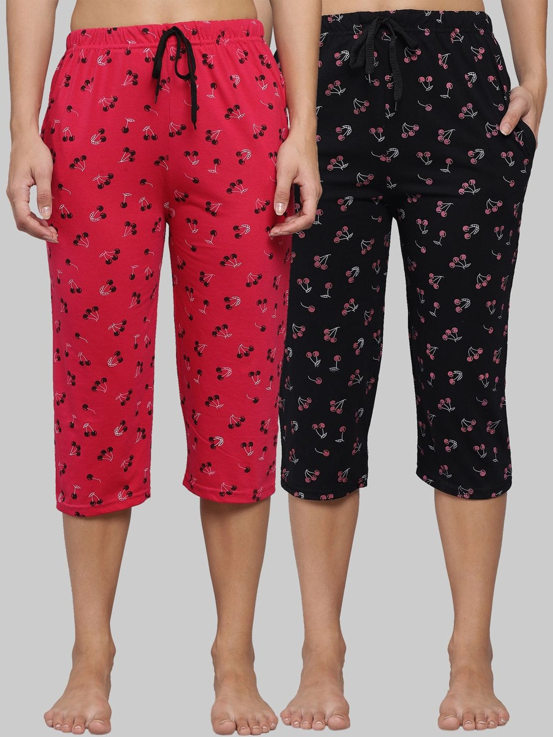 Anixa Women Printed Capris