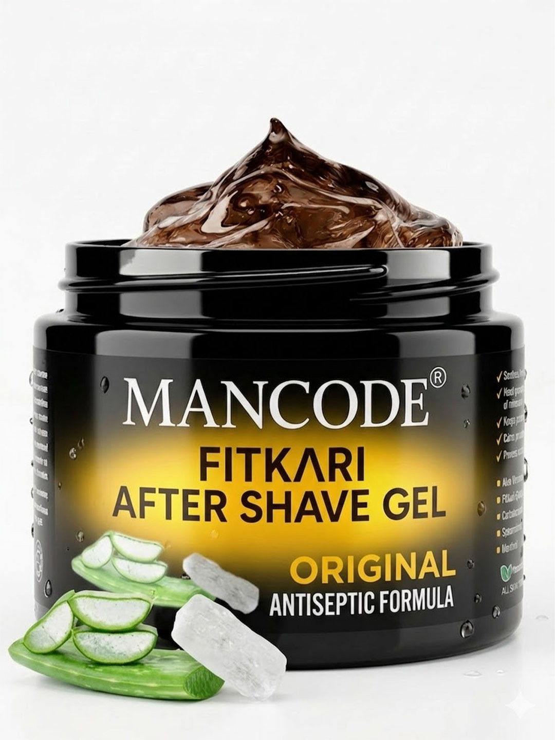MANCODE Fitkari After Shave Gel Original Antiseptic Formula - 100 gm