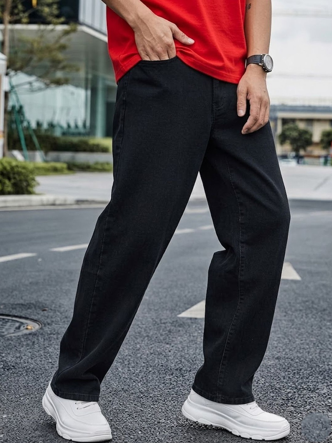 FALKRA Men High-Rise Stretchable Jeans