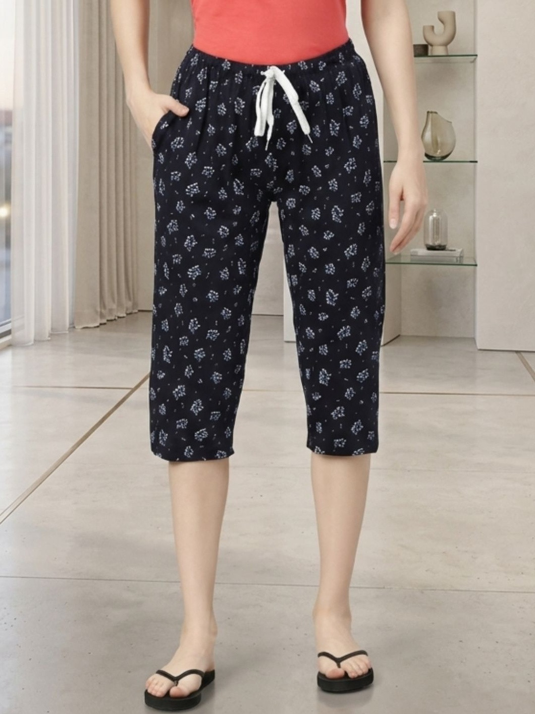 Kryptic Women Printed Capris