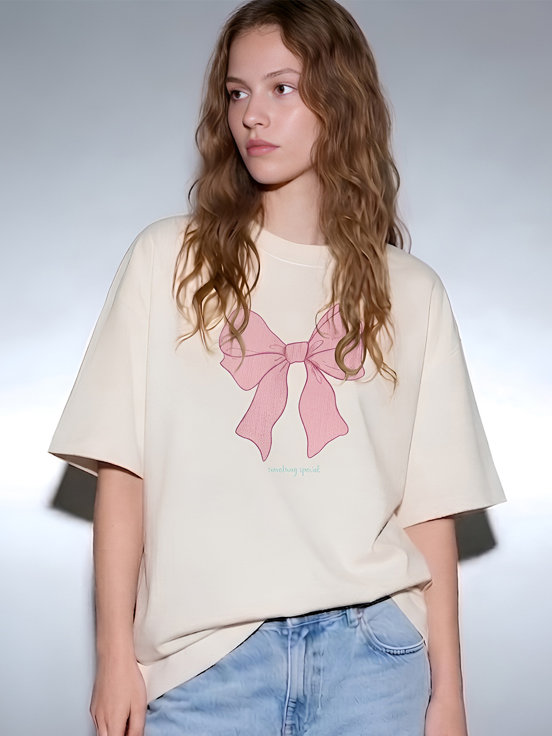 SMARTEES Women Printed Oversize Tshirts