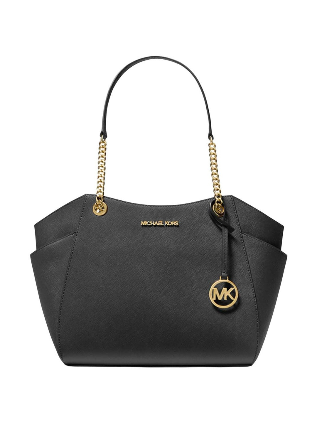 Michael Kors Jet Set Solid Leather Large Structured Tote Bag