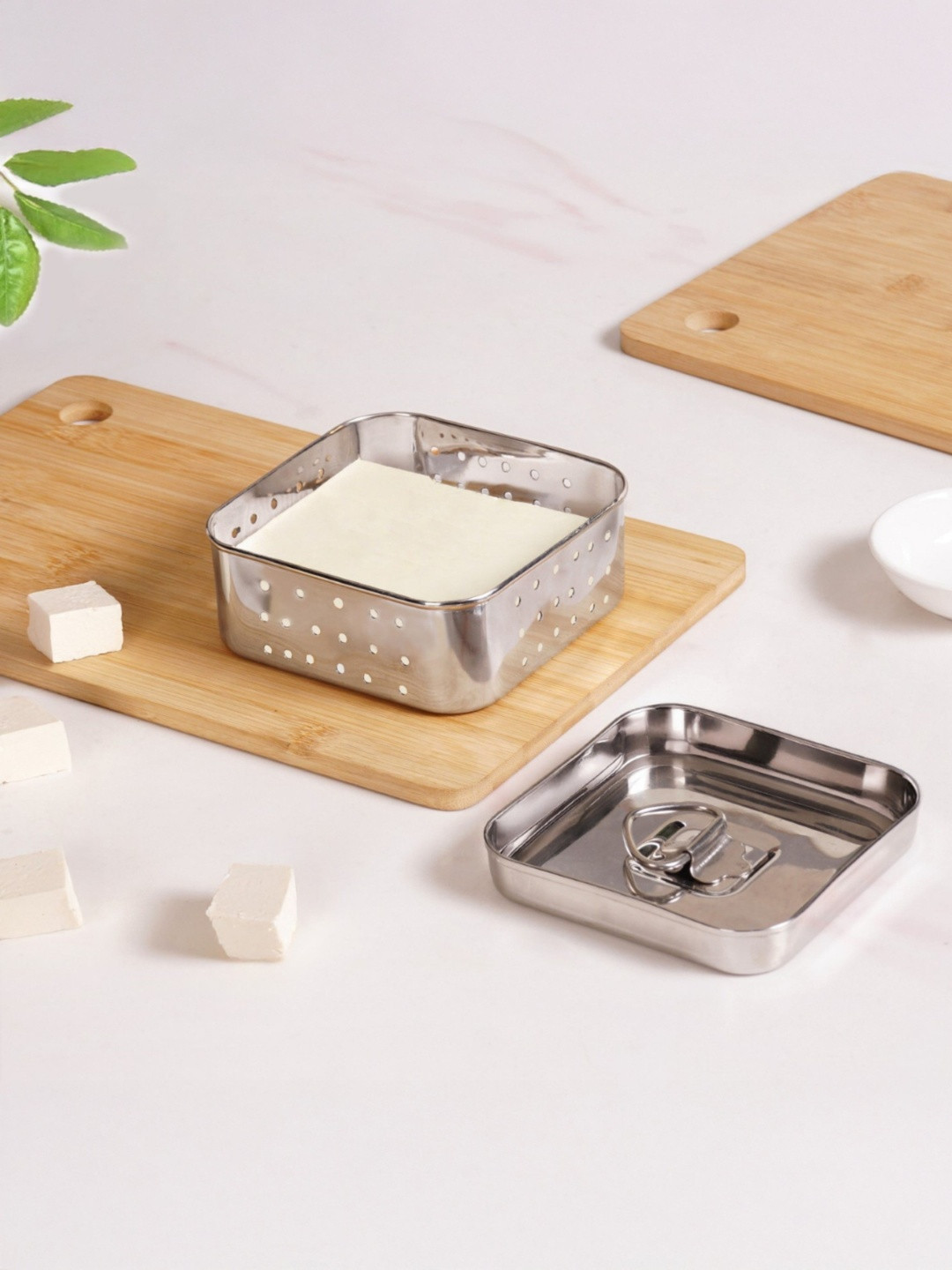 Nestasia Grey Stainless Steel Paneer Maker Mould Press