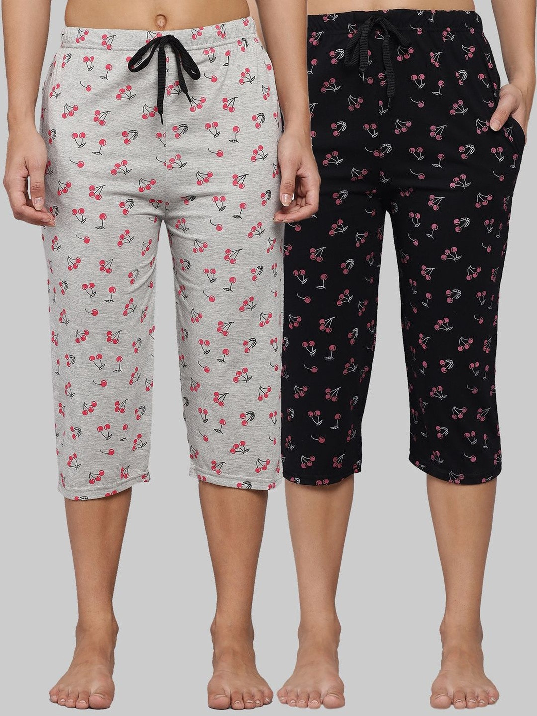 Anixa Women Printed Capris