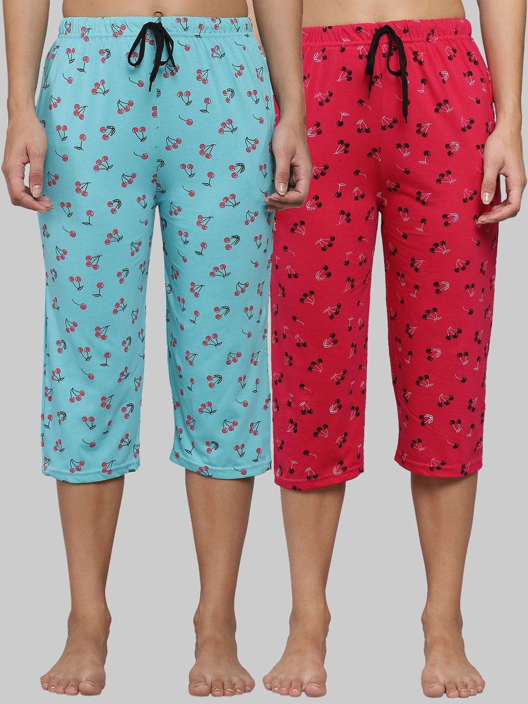 Anixa Women Printed Capris