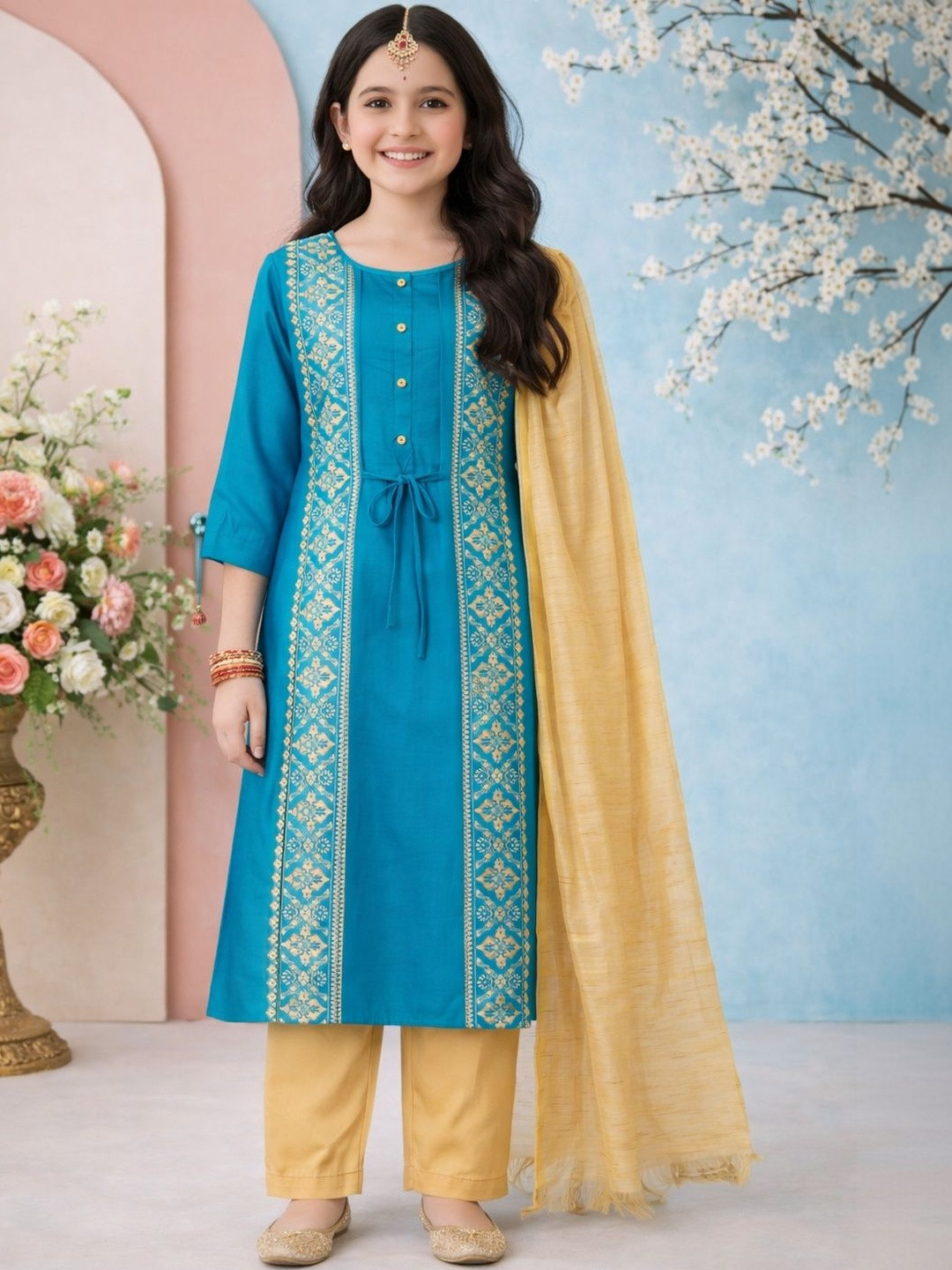 KALINI Girls Kurta