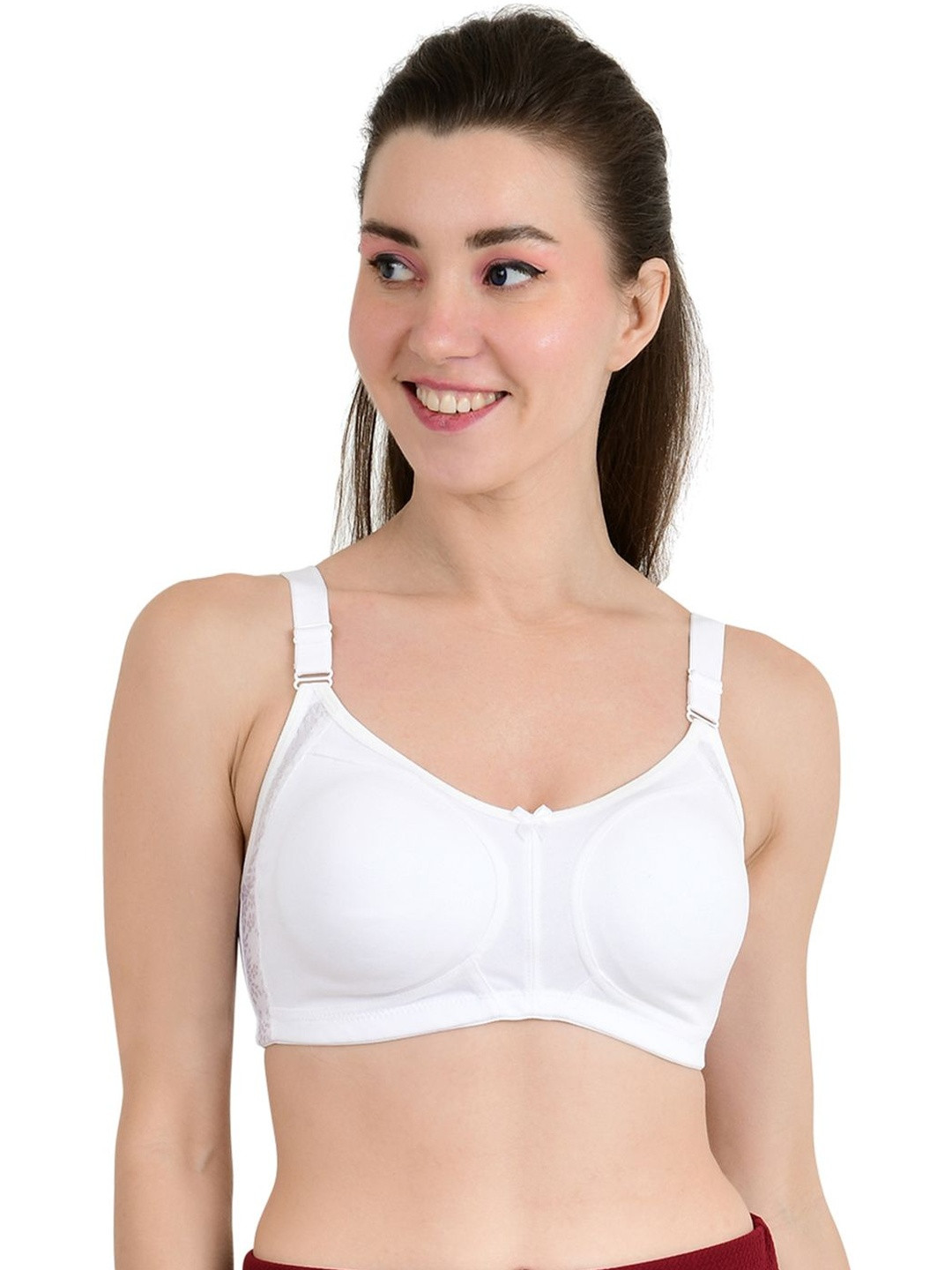 OIJA Full Coverage Non-Padded Non-Wired Cotton Everyday Comfort Bra