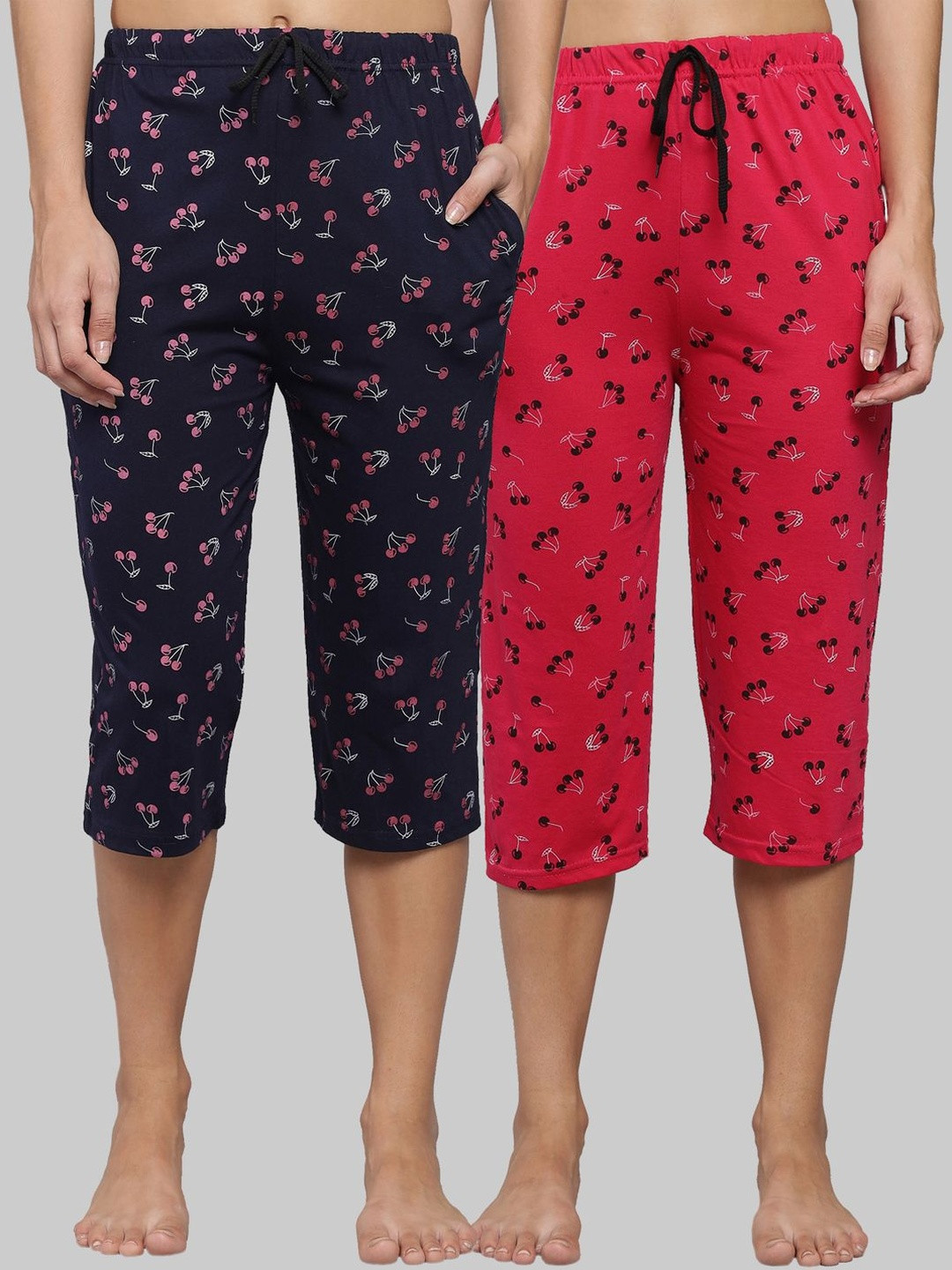 Anixa Women Printed Capris