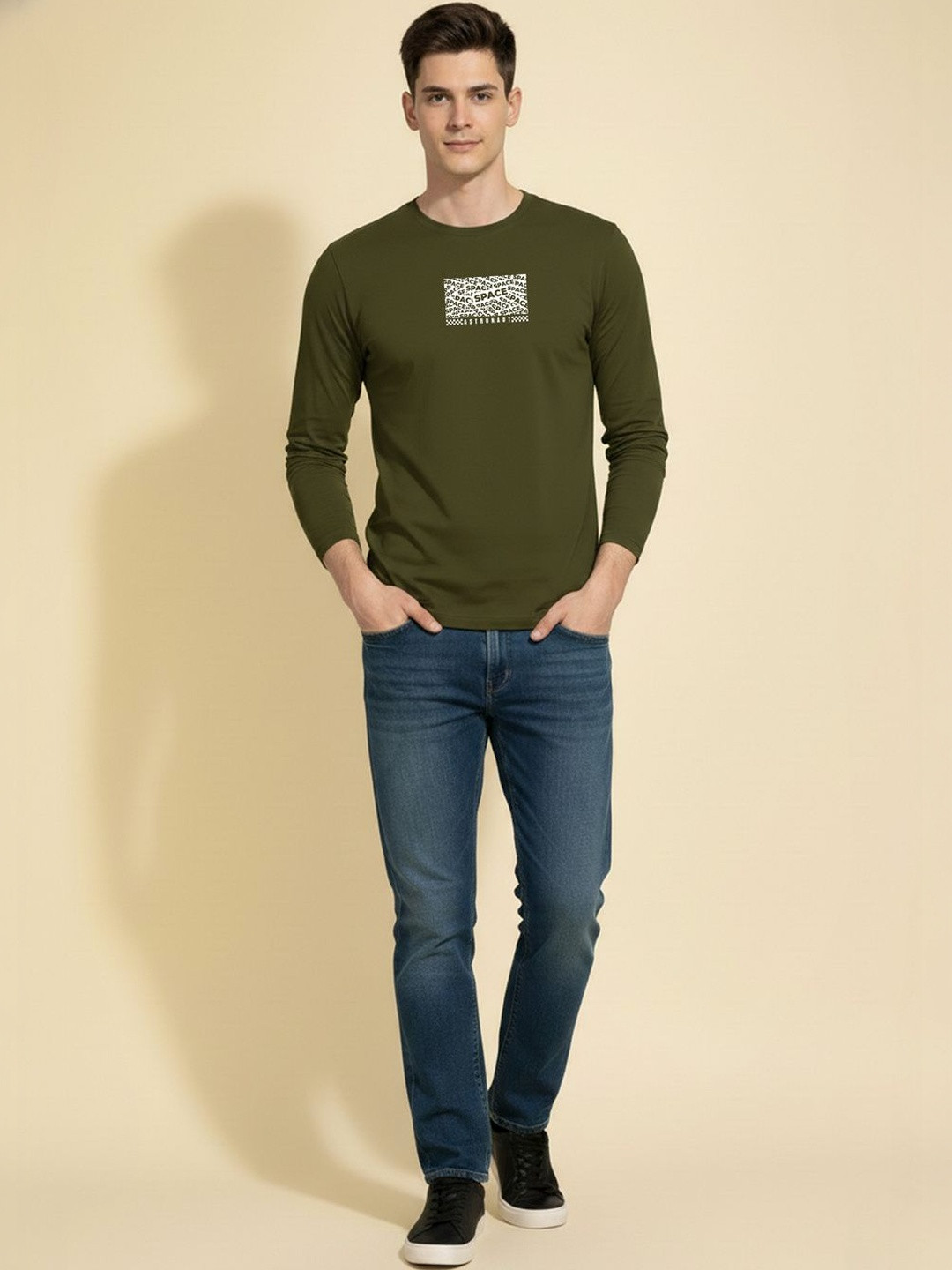 TEEFOX Men Typography Printed T-shirt