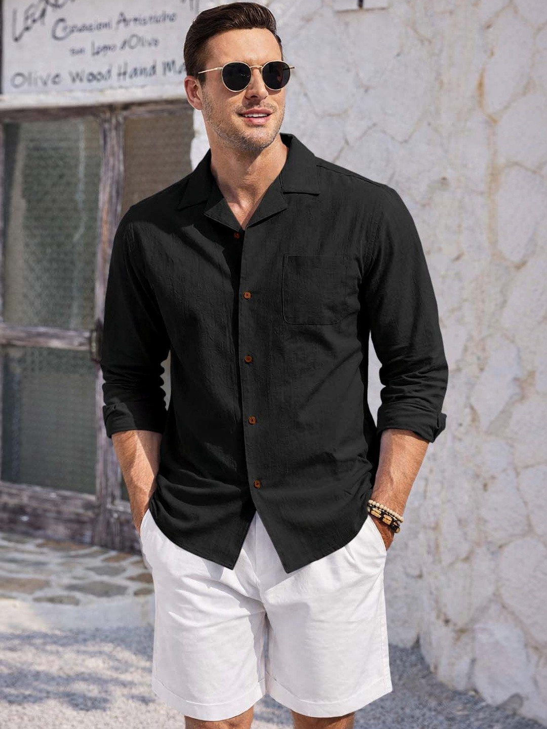 ZELINCO Men Standard Casual Shirt