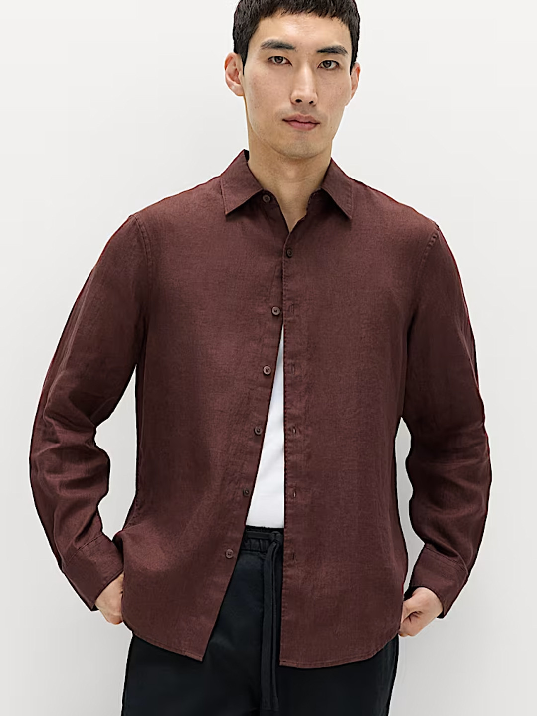 Marks & Spencer Regular Fit Pure Linen Shirt