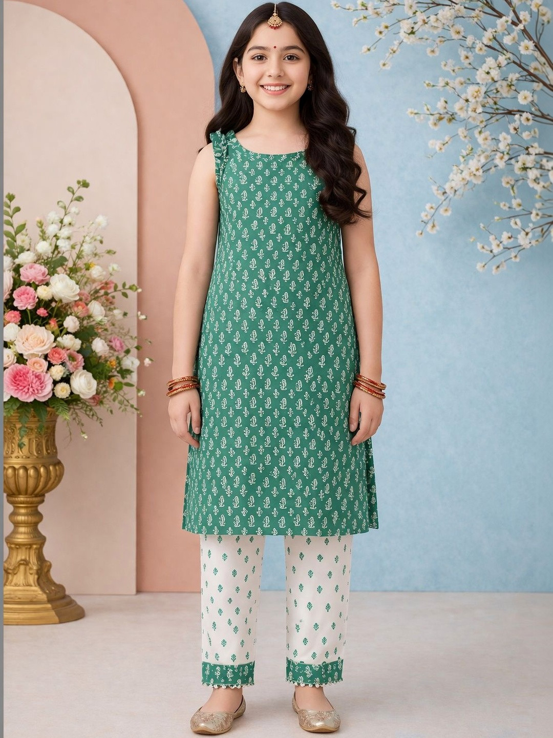 KALINI Girls Kurta