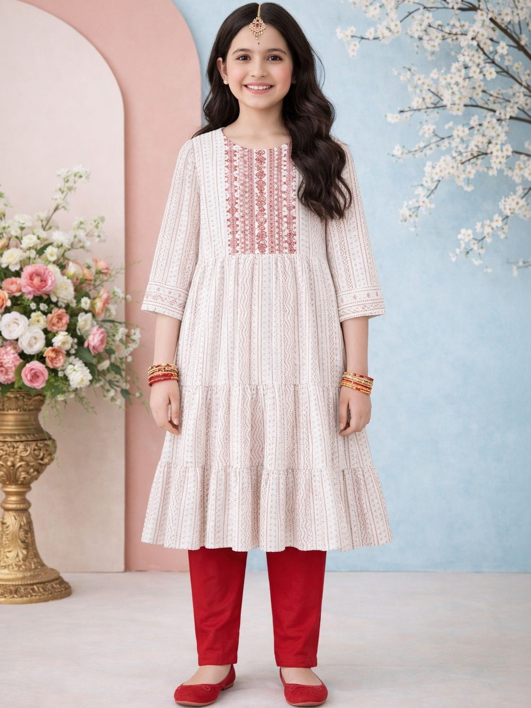 KALINI Girls Kurta