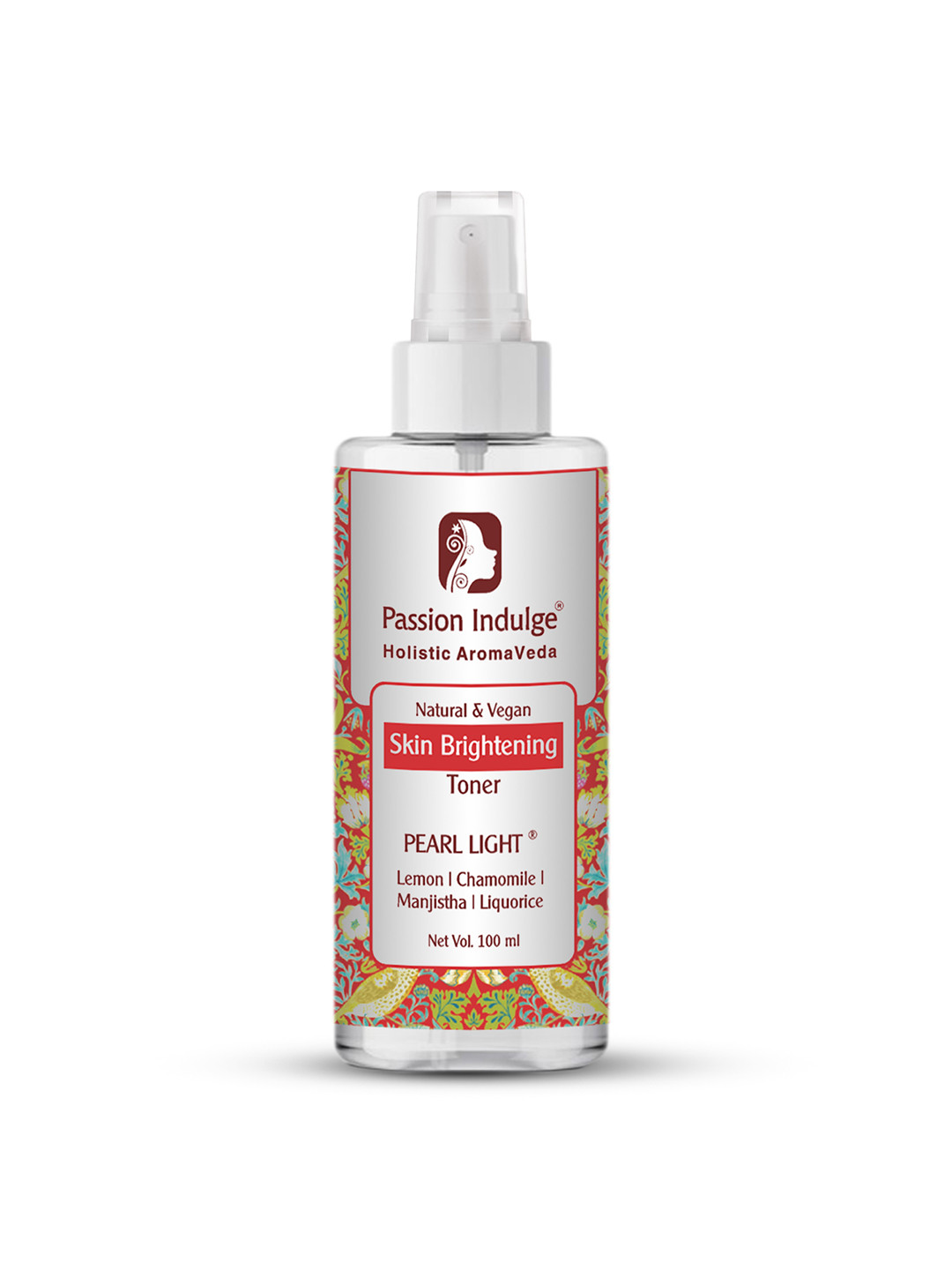 Passion Indulge Natural Pearl Light Toner with Lemon & Chamomile - 100 ml