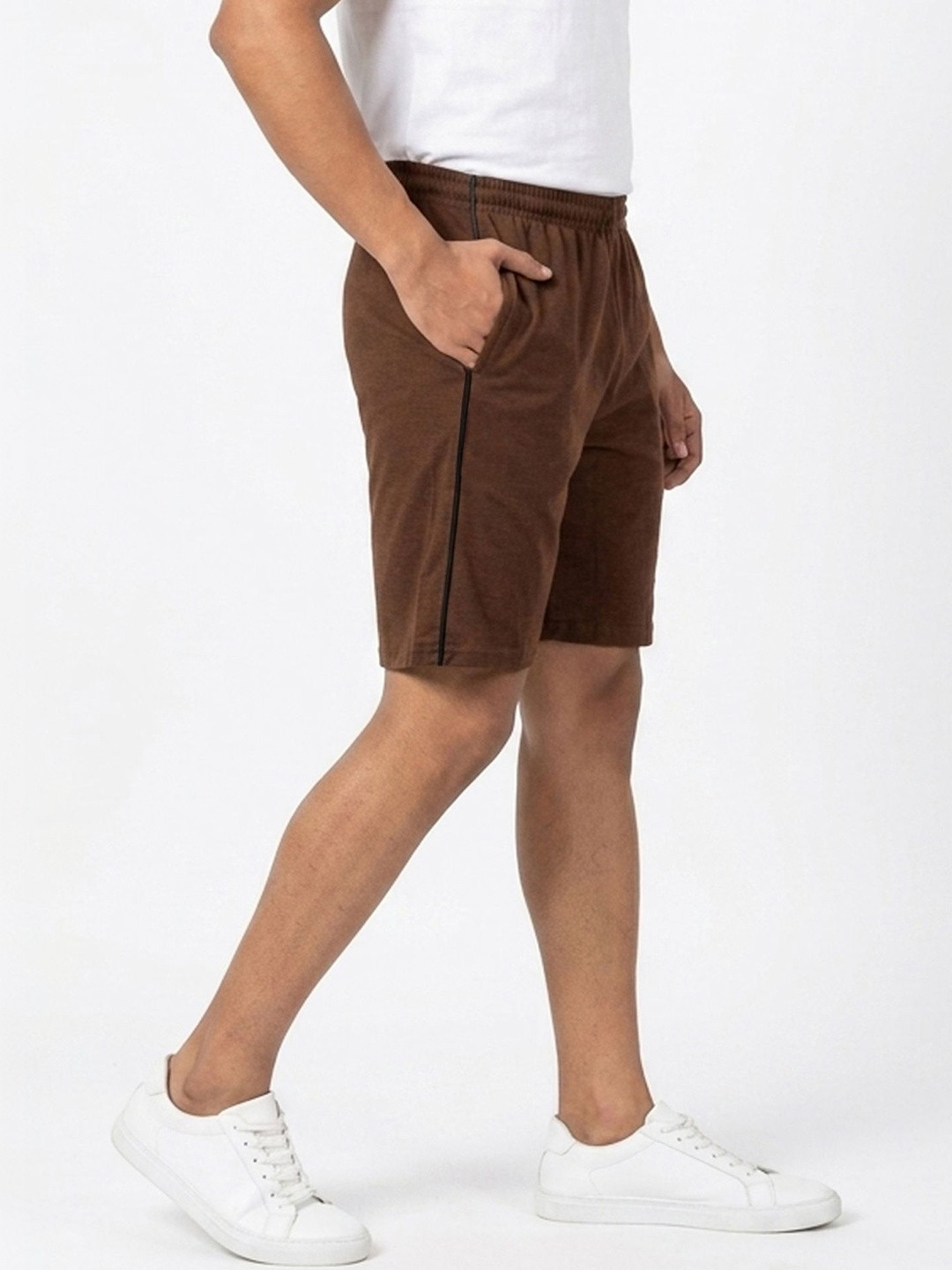 IndiWeaves Men High-Rise Shorts