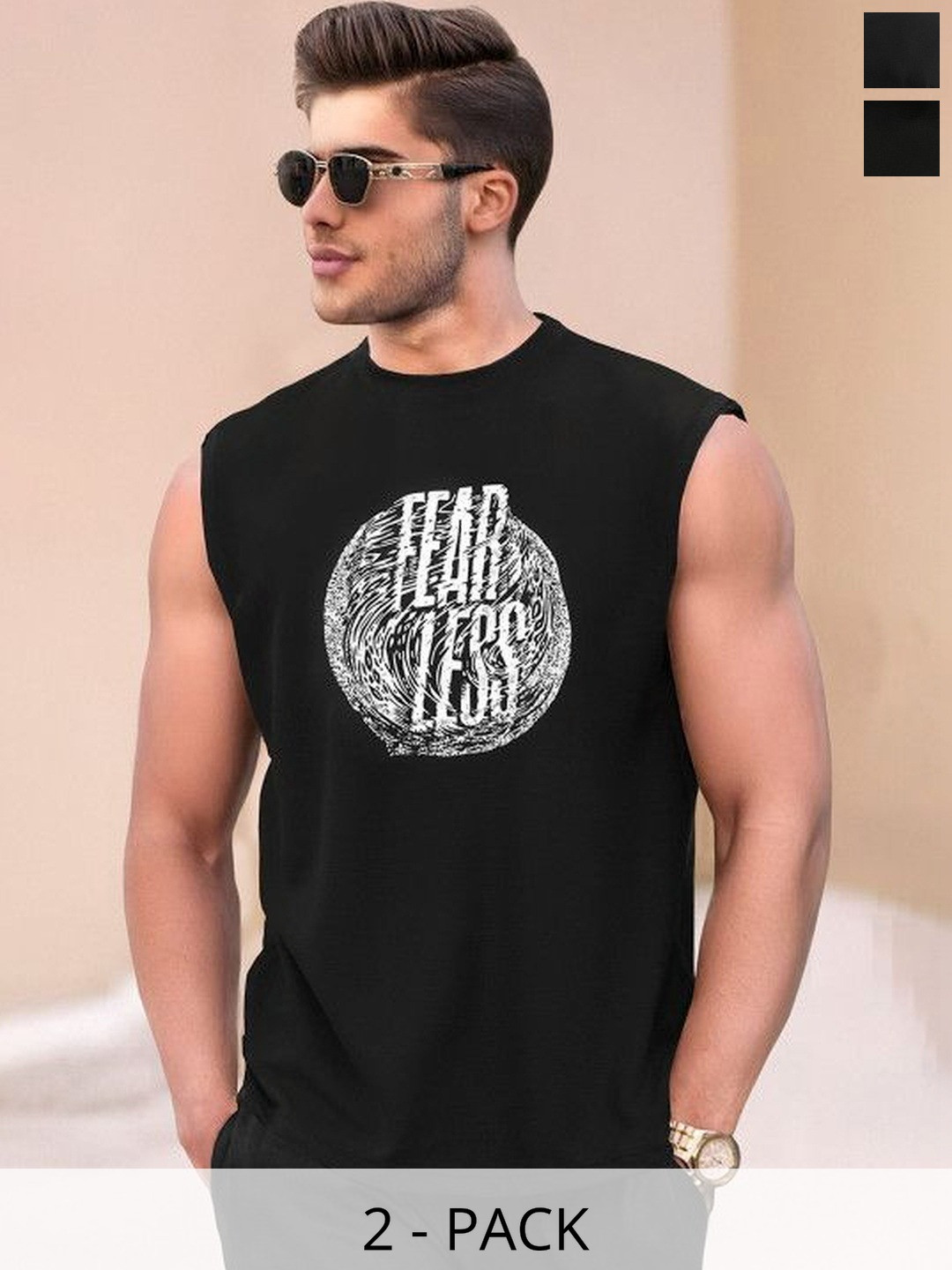 TRIPR Men 2 Printed T-shirt