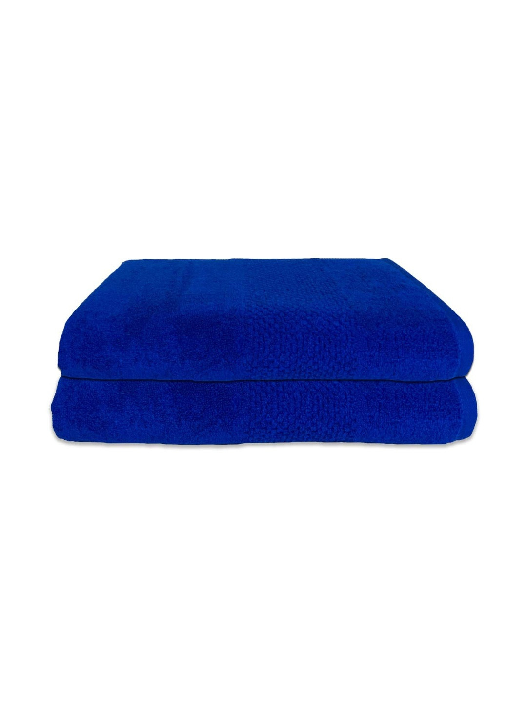 SPACES 2 Pieces Blue Cotton 480 GSM Hand Towels