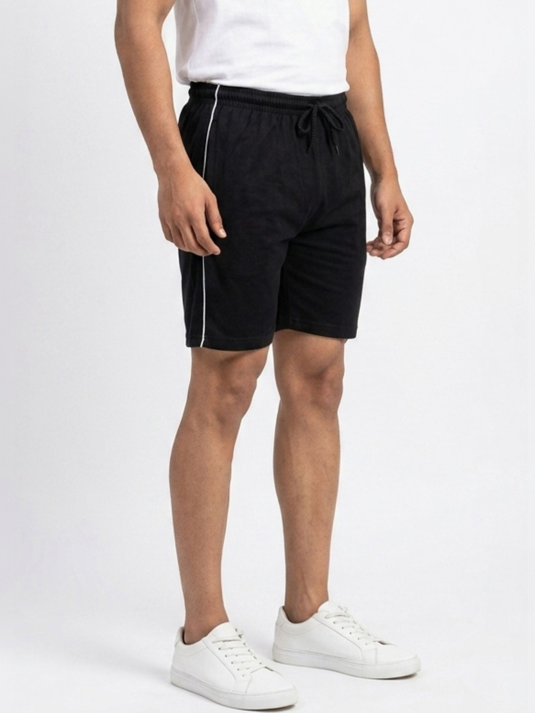 IndiWeaves Men High-Rise Shorts