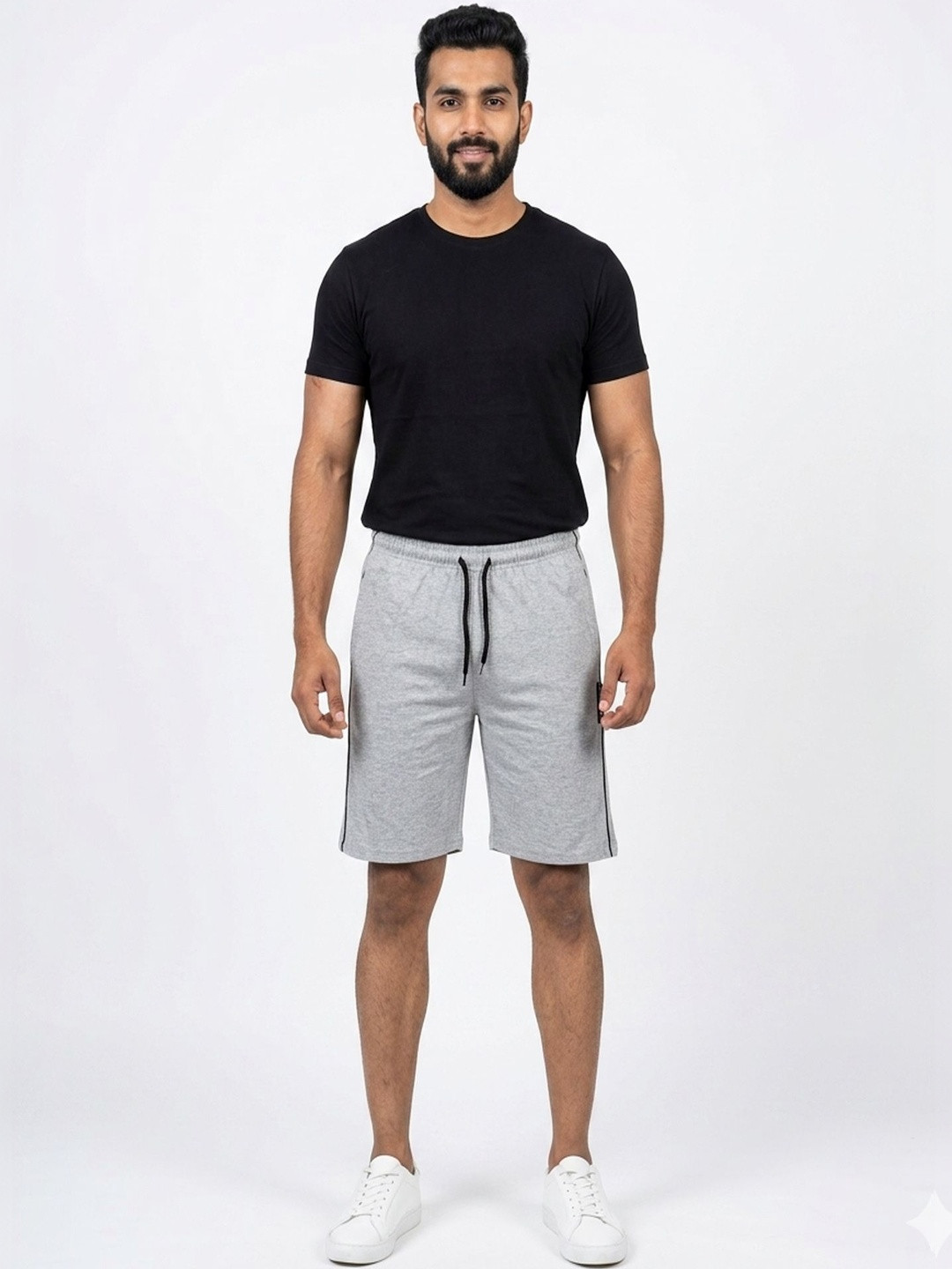 IndiWeaves Men High-Rise Shorts