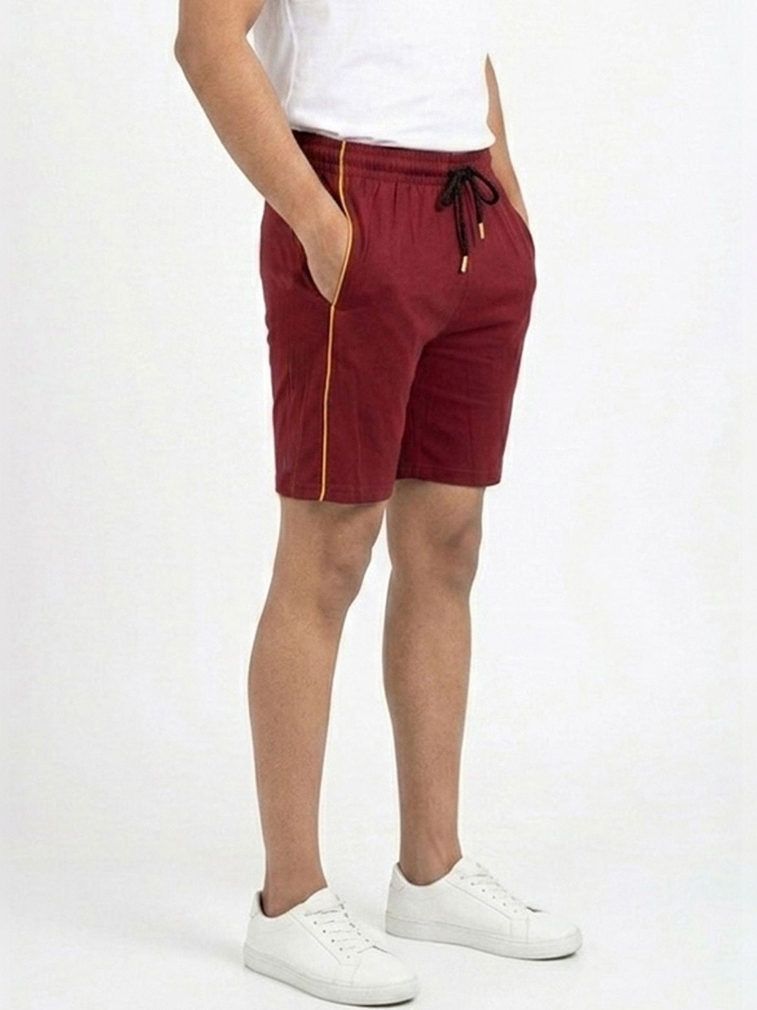 IndiWeaves Men High-Rise Shorts
