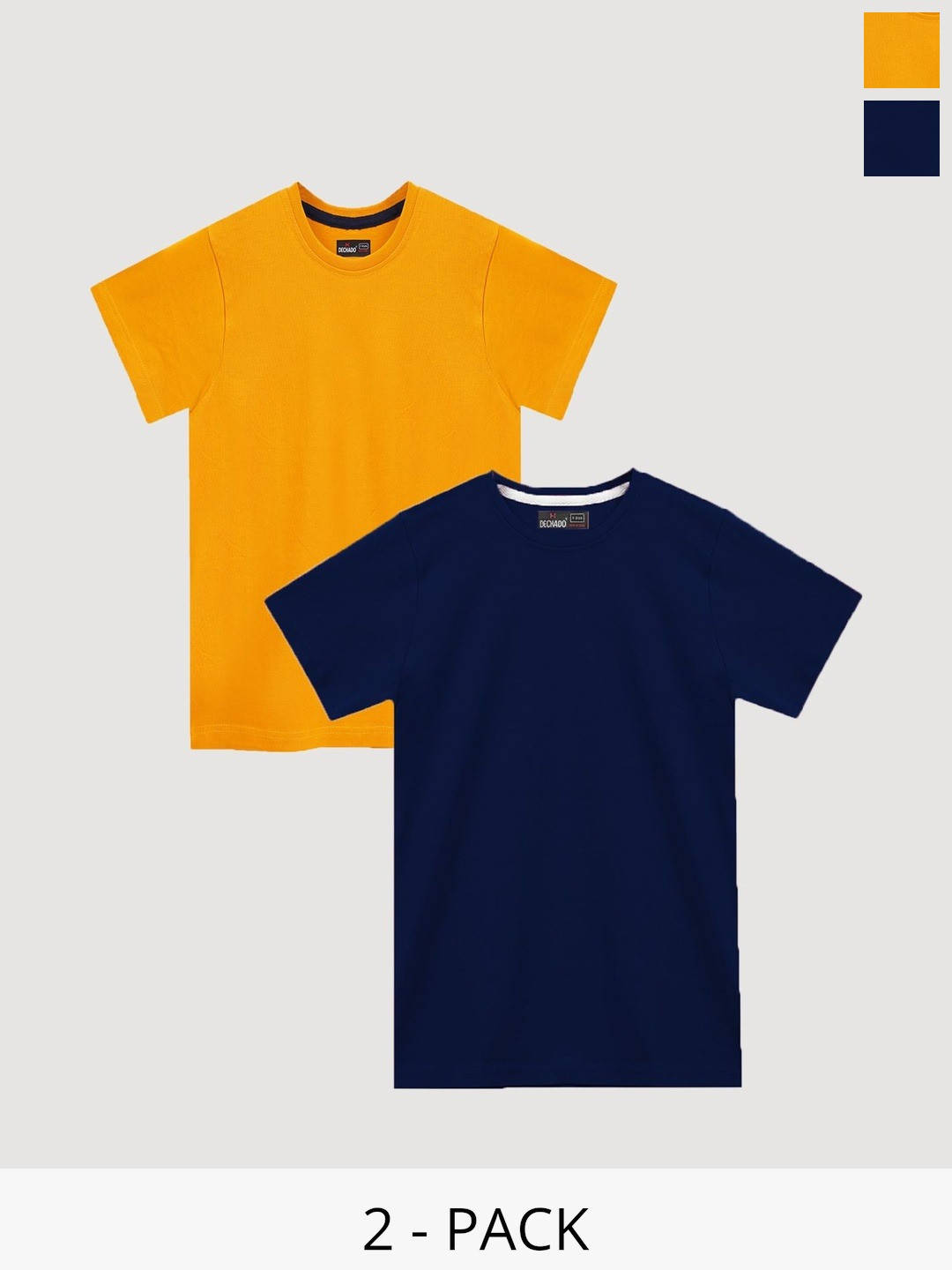 Dechado Unisex Kids Multi Cotton Tshirts