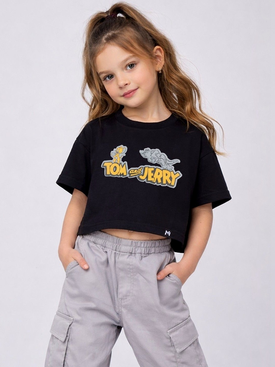 YK X Minute Mirth Girls Cotton Tshirts