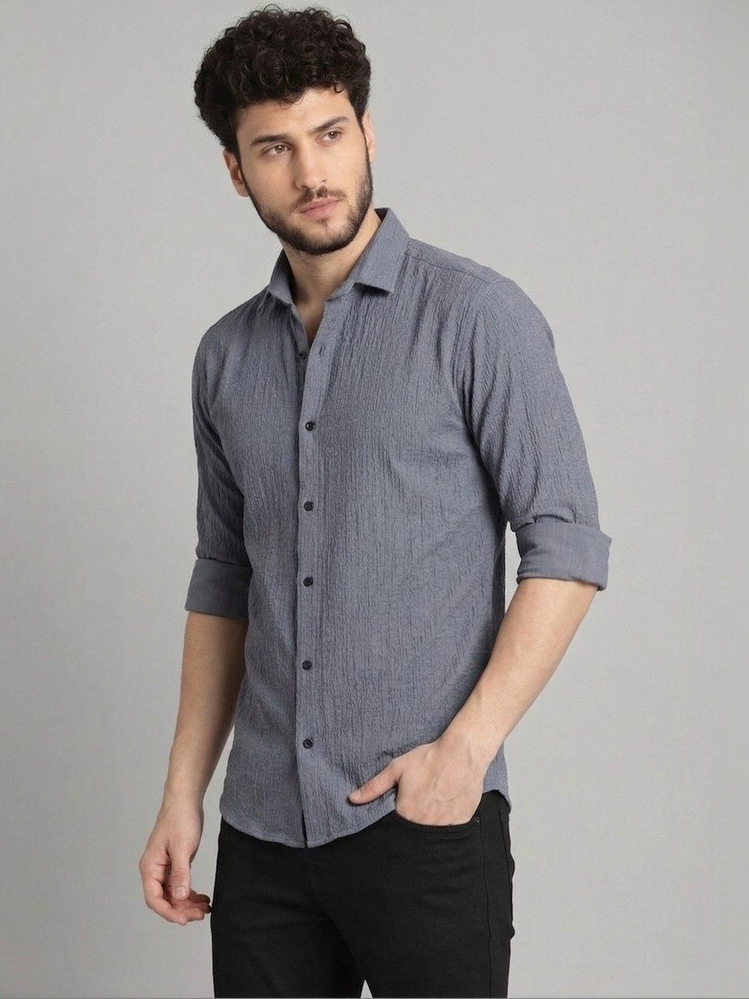 R.Code by The Roadster Life Co. Men Original Casual Shirt