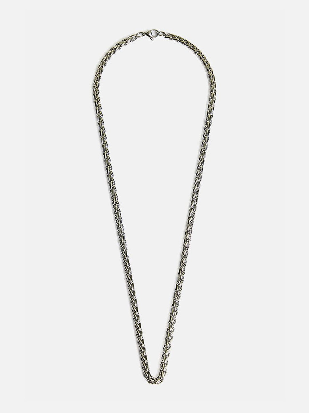 Snitch Silver Braided Toned Chain
