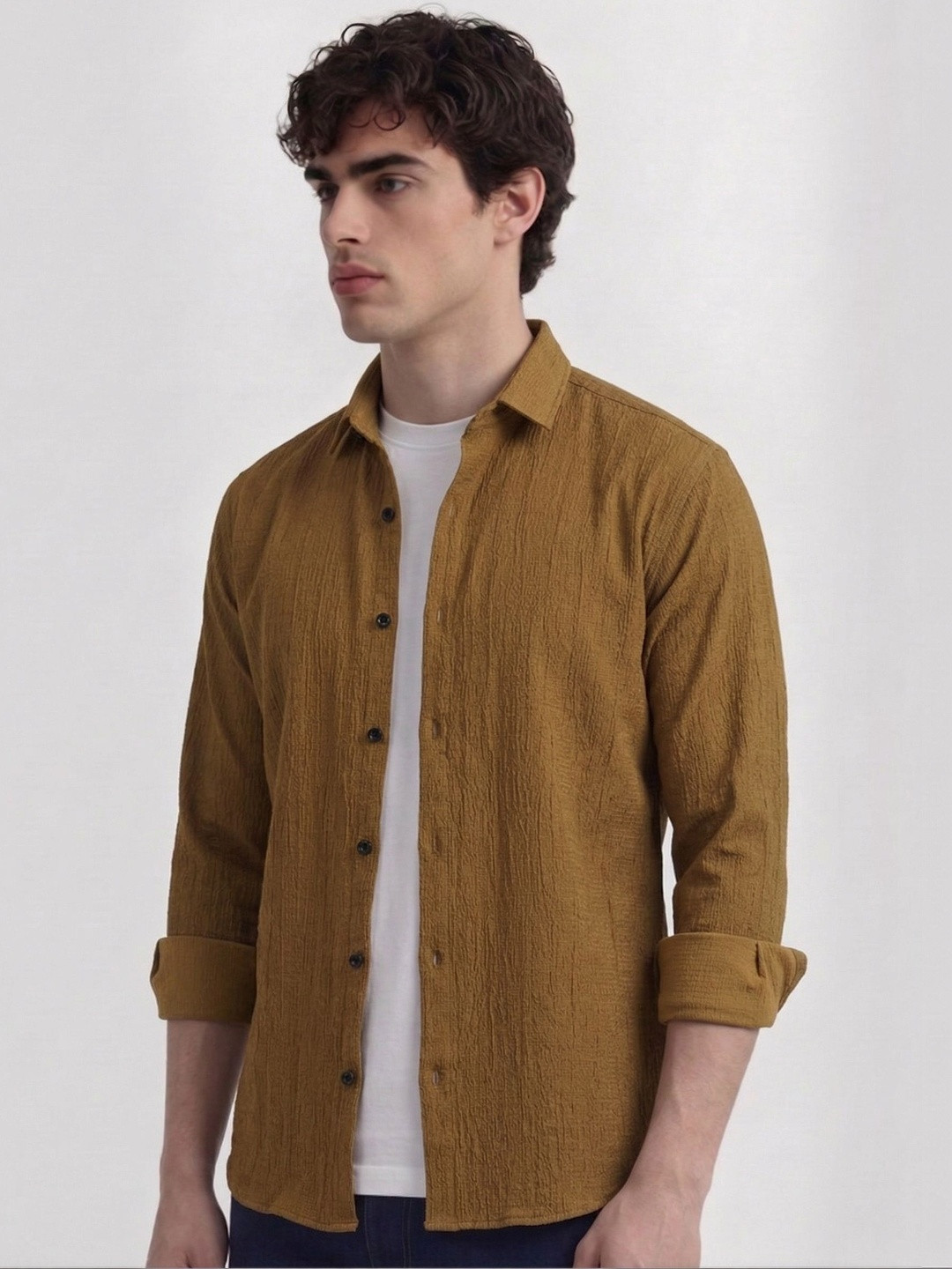 R.Code by The Roadster Life Co. Men Original Casual Shirt