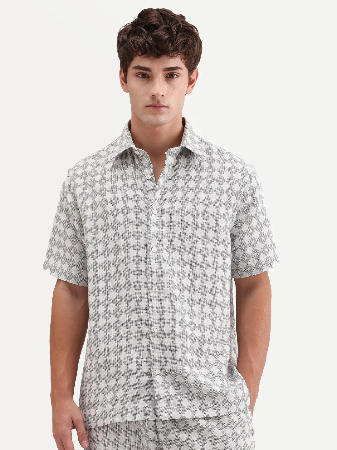 RARE RABBIT Men Printed Casual Shirt