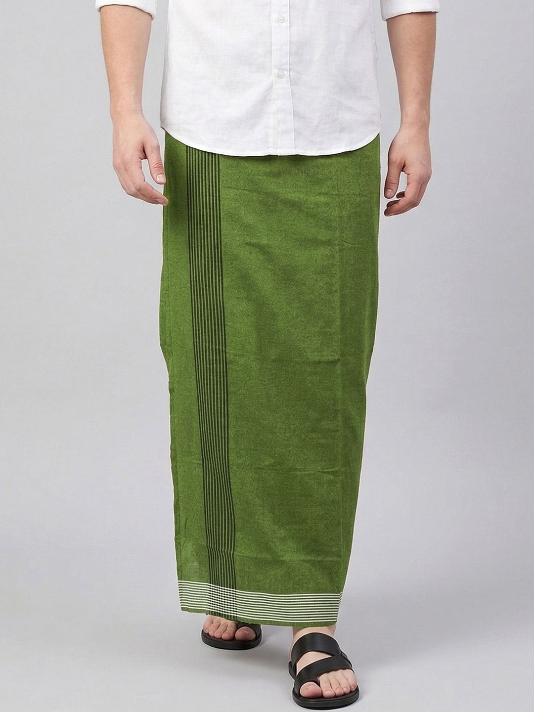 TUNI MANI Men Solid Cool Cotton Dhoti