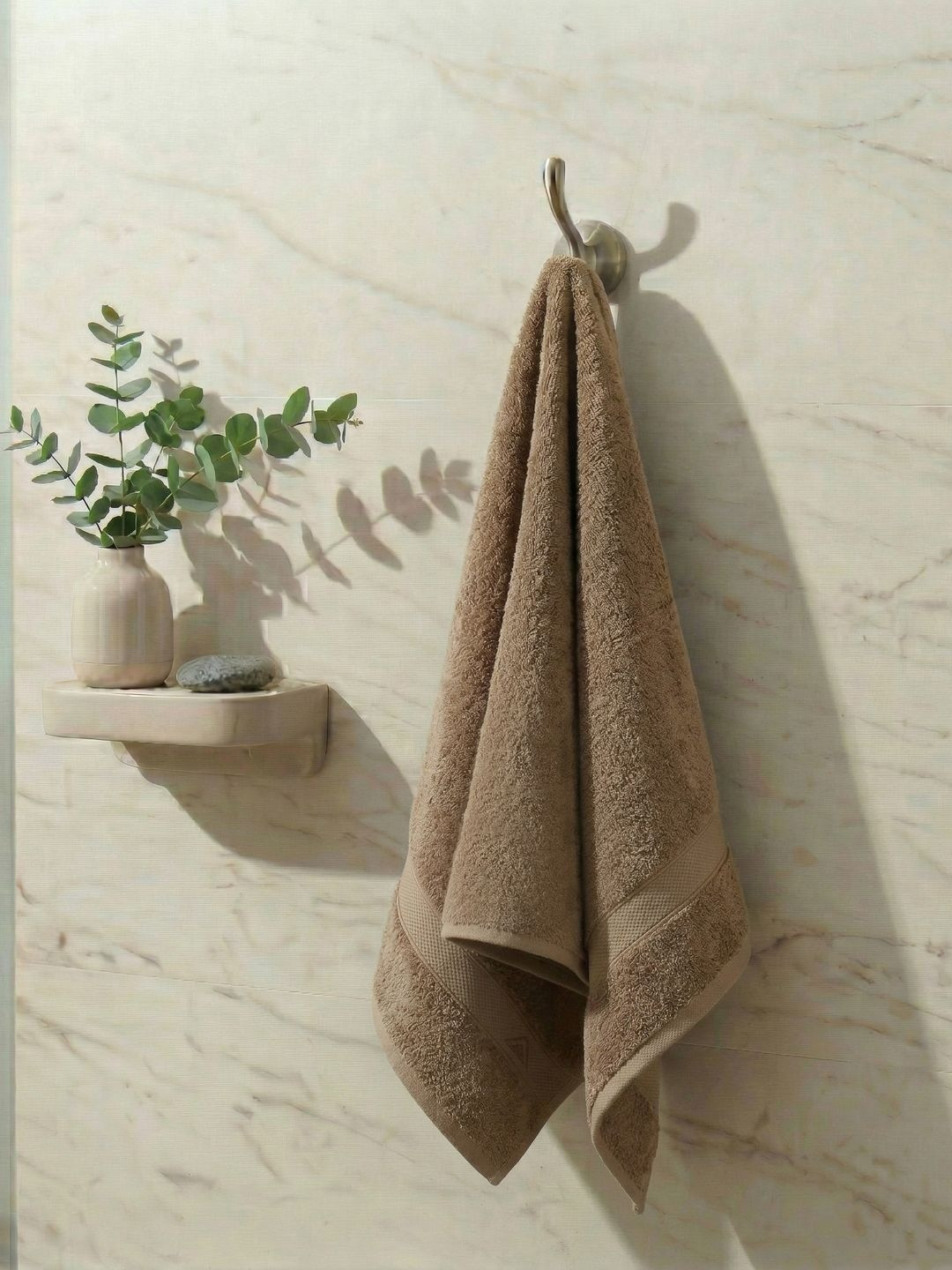 Monte Carlo Iris Beige Brown Cotton 525 Gsm 75X150 Cm 1 Bath Towel